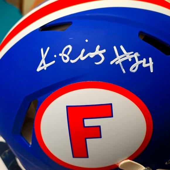 Kyle Pitts Signed Full Size Authentic College Helmet - Picture 2 of 4